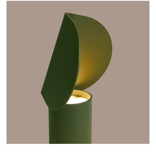 Khaki alumínium LED asztali lámpa (magasság 15 cm) BISCUIT – Thoro-image-2