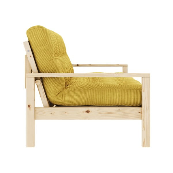 Sárga kinyitható kanapé 205 cm Knob – Karup Design-image-4