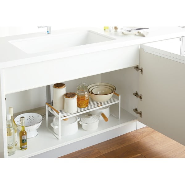 Tosca fehér konyhai polc - Yamazaki-image-4