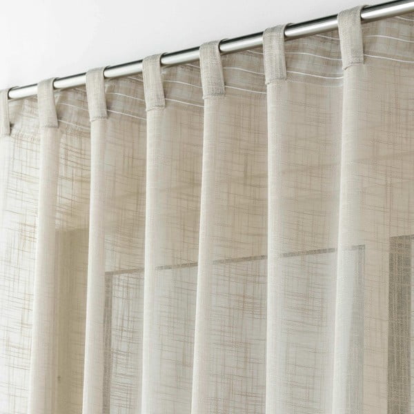 Barna átlátszó függöny 140x240 cm Haltona – douceur d'intérieur-image-2