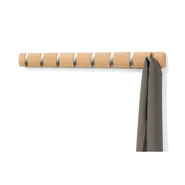 Natúr színű kőrisfa fali fogas Flip – Umbra-image-4