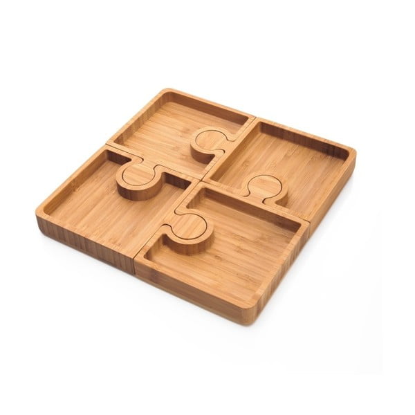 Karo Puzzle tálkaszett, 4 db - Bambum