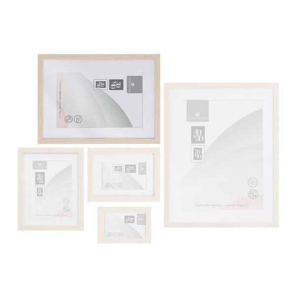Natúr színű fali képkeret 32x42 cm Sencillo – Casa Selección-image-2