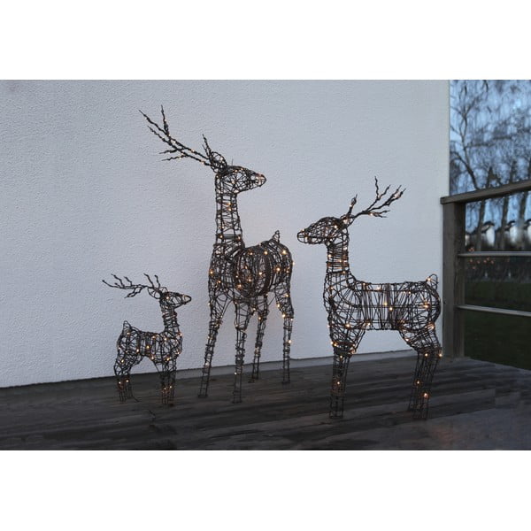 Barna elemmel működő álló karácsonyi fénydekoráció Vixen – Star Trading-image-2