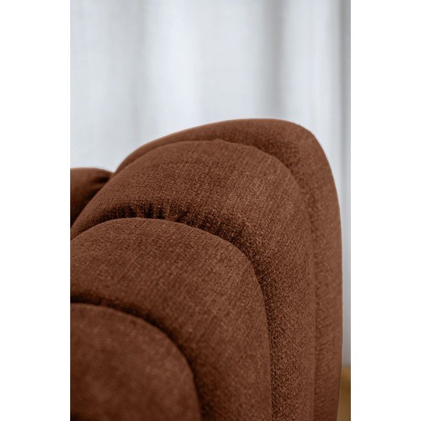 Terrakotta színű sarokkanapé (jobb oldali-U alakú) Shell – Miuform-image-3