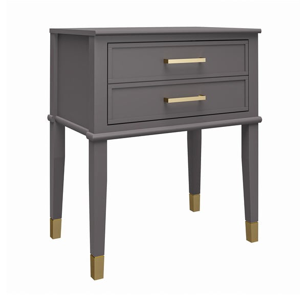 Sötétszürke éjjeliszekrény Westerleigh – CosmoLiving by Cosmopolitan