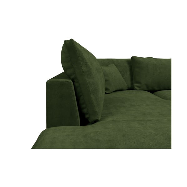 Sötétzöld sarokkanapé (bal oldali) Comfy – Scandic-image-1
