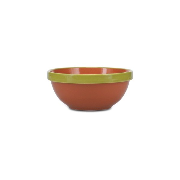 Zöld-narancssárga kőedény tálka 710 ml Duo – ONA-image-2