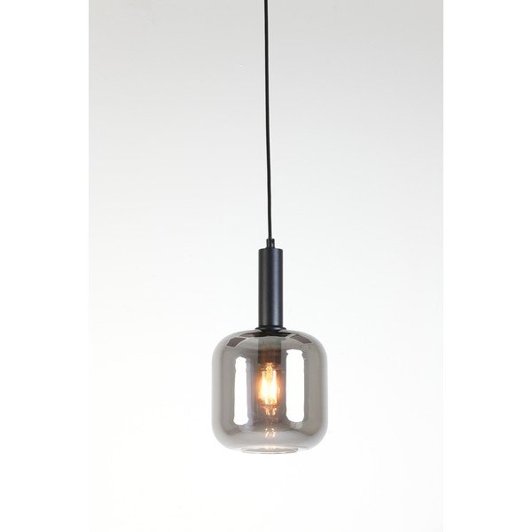 Szürke mennyezeti lámpa üveg búrával ø 16 cm Lekar – Light & Living-image-2