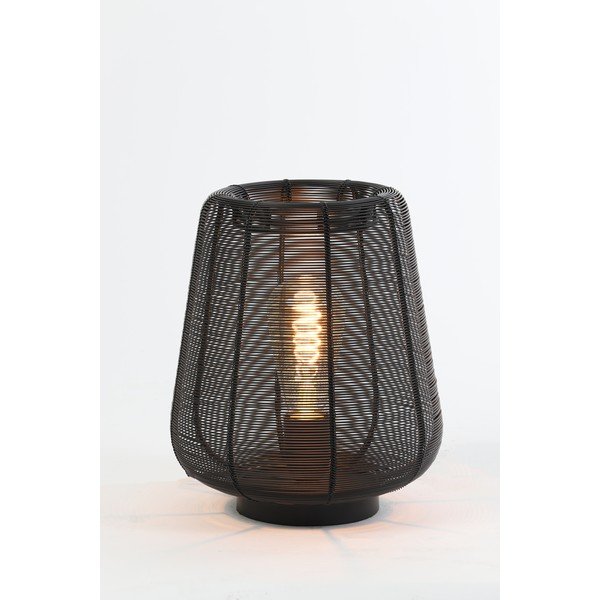 Fekete asztali lámpa (magasság 26 cm) Adeta – Light & Living-image-2
