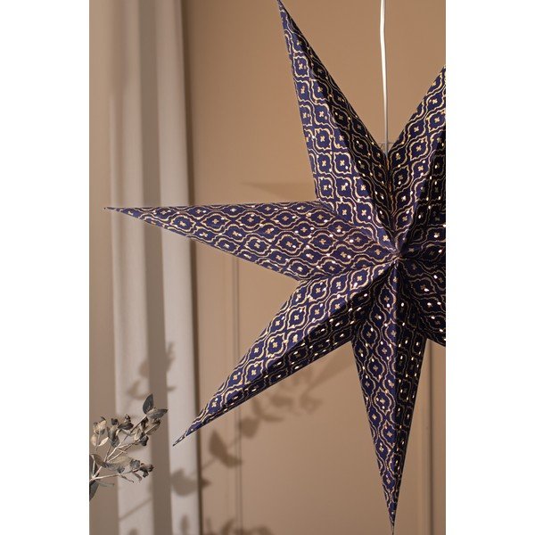 Sötétkék függő karácsonyi fénydekoráció Baroque – Markslöjd-image-2