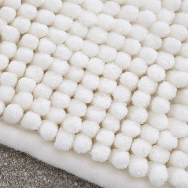 Bézs fürdőszobai kilépő 80x50 cm Bobble - Catherine Lansfield-image-2