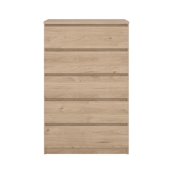 Natúr színű komód tölgyfa dekorral 77x121x50 cm Naia – Tvilum-image-2