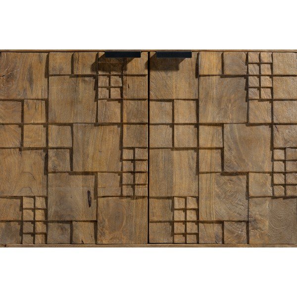 Natúr színű mangófa komód 175x78x40 cm Priya – MOME-image-4