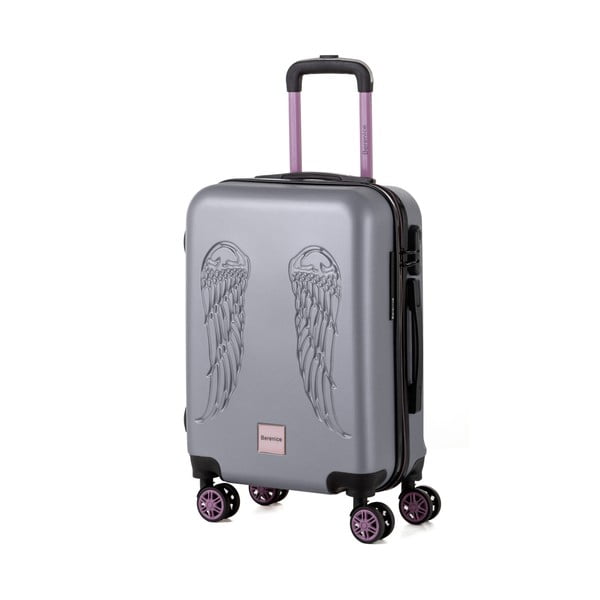 Wingy szürke bőrönd, 44 l - Berenice