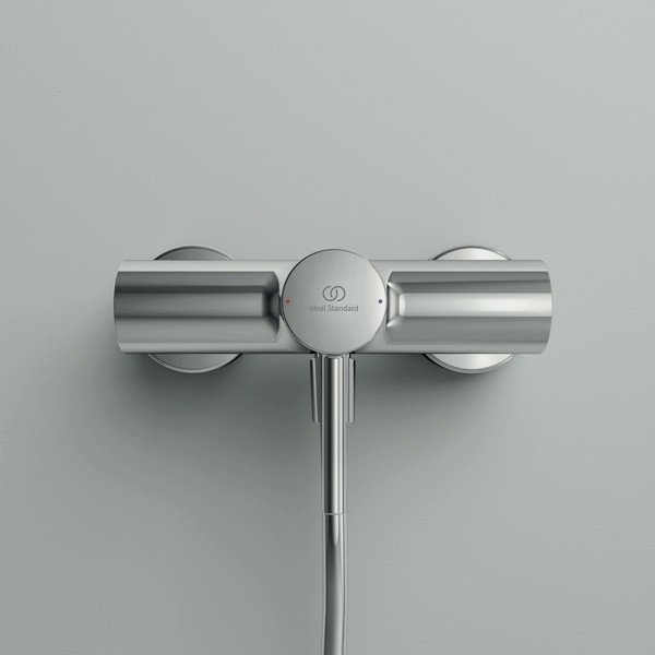 Fényes ezüstszínű csaptelep zuhanyhoz, fali Ceraline – Ideal Standard-image-2