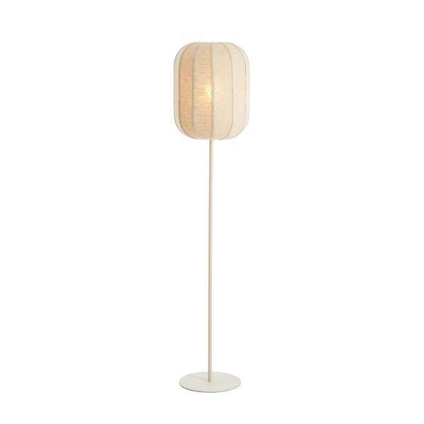 Krémszínű állólámpa textil búrával (magasság 165 cm) Solune – Light & Living-image-2