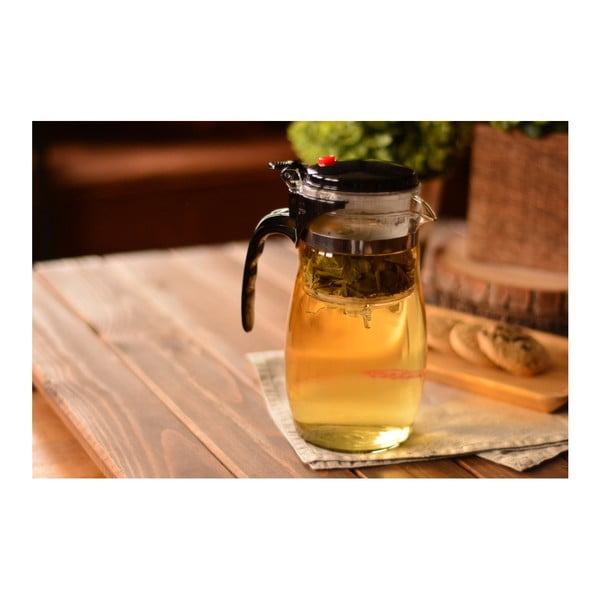 Vogue üveg teáskanna szűrővel, 900 mlml - Bambum-image-2