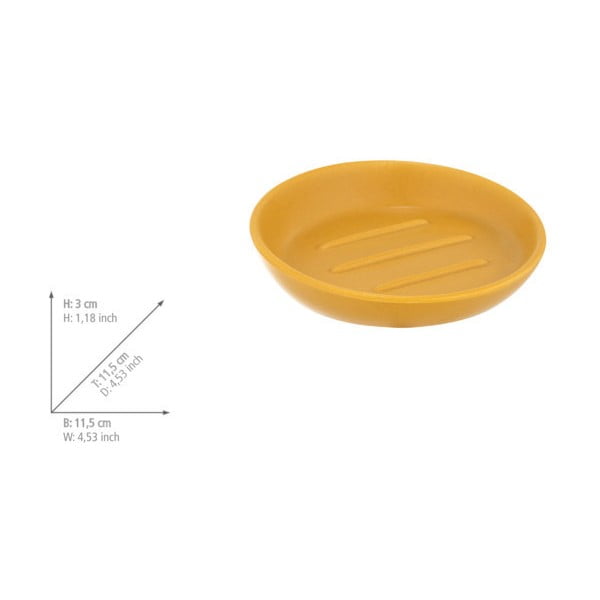 Sárga kerámia szappantartó Badi – Wenko-image-4