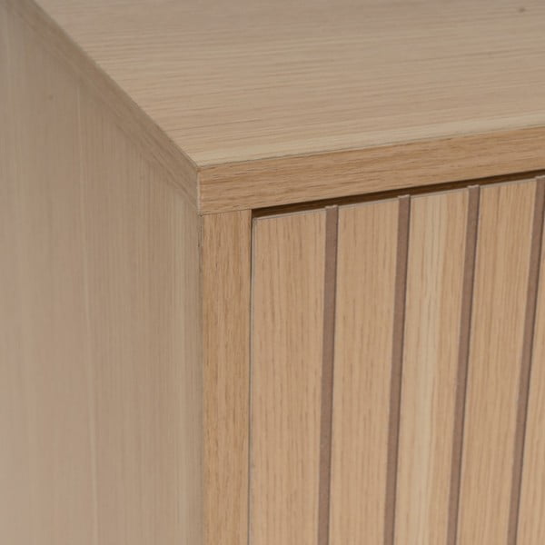 Natúr színű éjjeliszekrény tölgyfa dekorral Mid-Lines – Casa Selección-image-3