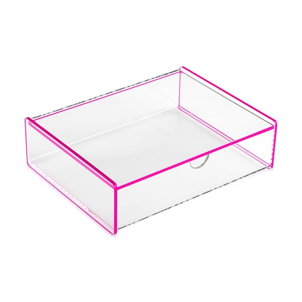 Ariel rózsaszín tárolódoboz, 17,1 x 13 x 4,8 cm - Versa