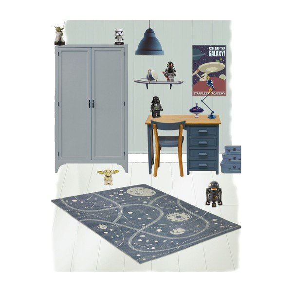 Little Galaxy kézzel készített gyerekszőnyeg, 100 x 140 cm - Nattiot-image-2