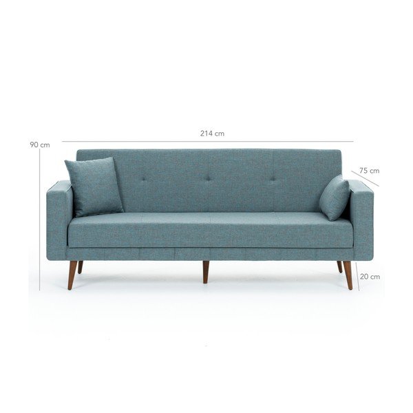Ivonne kék kinyitható kanapé - Balcab Home-image-1
