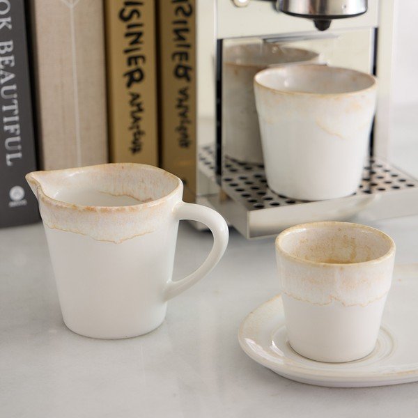 Fehér kőedény tejkiöntő 200 ml Grespresso – Costa Nova-image-1
