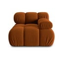 Narancssárga bársony kanapé modul (jobb oldali) Bellis – Micadoni Home