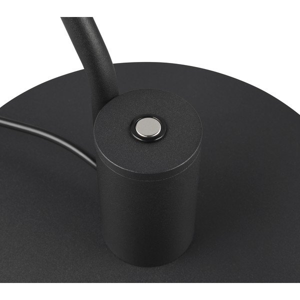 Matt fekete LED asztali lámpa hajlítható szerkezettel (magasság 64 cm) Manduro – Trio-image-3