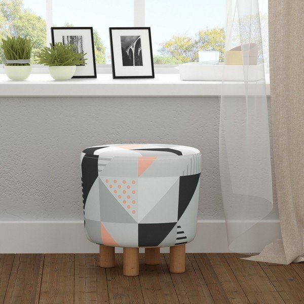 Cono Tepe ülőke fa lábakkal, ⌀ 41 cm-image-3