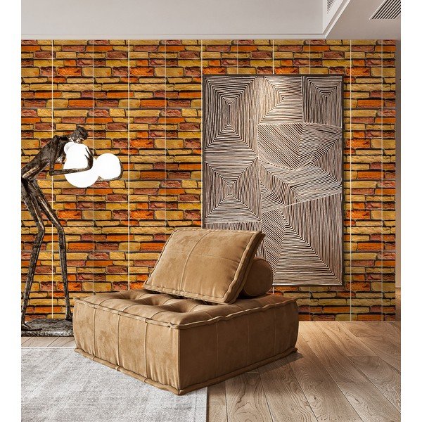 Fali öntapadós panel szett 6 db-os 30x60 cm Brick Wall – SP TREND-image-3