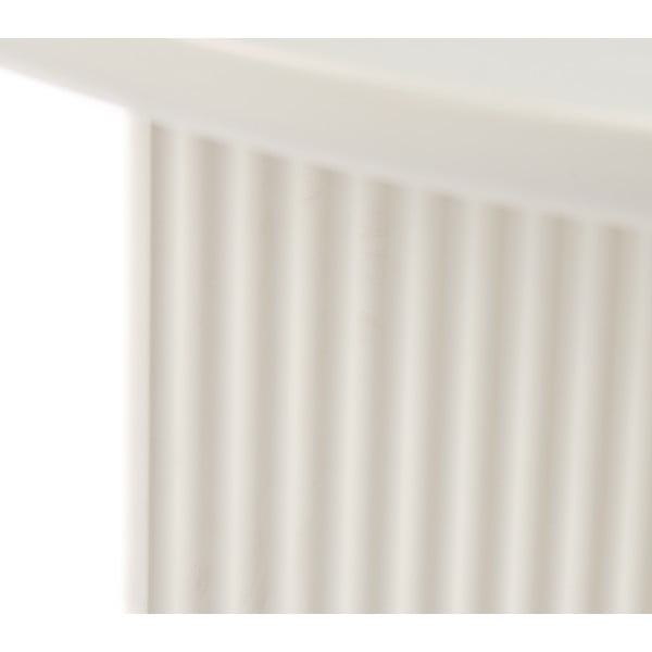 Világosszürke kerek dohányzóasztal ø 80 cm Palma – Unique Furniture-image-2