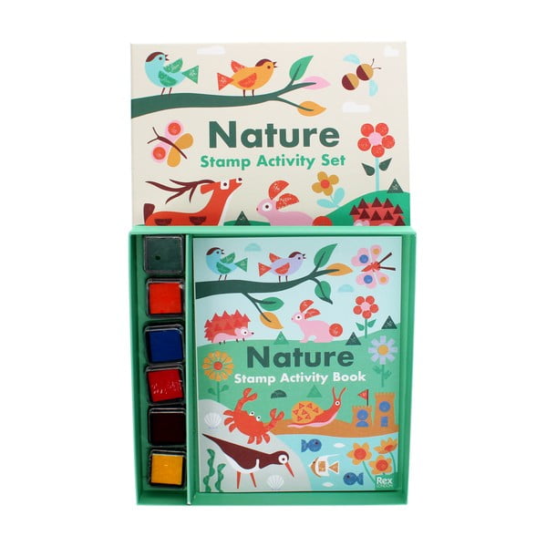 Kreatív készlet Stamp Activity Set Nature – Rex London-image-2
