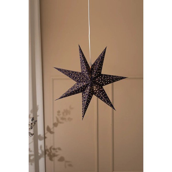 Sötétkék függő karácsonyi fénydekoráció Baroque – Markslöjd-image-1