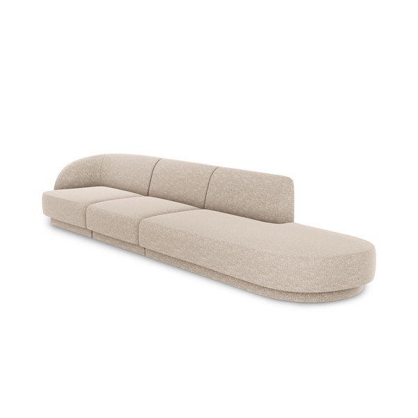 Bézs kanapé 302 cm Miley – Micadoni Home-image-3
