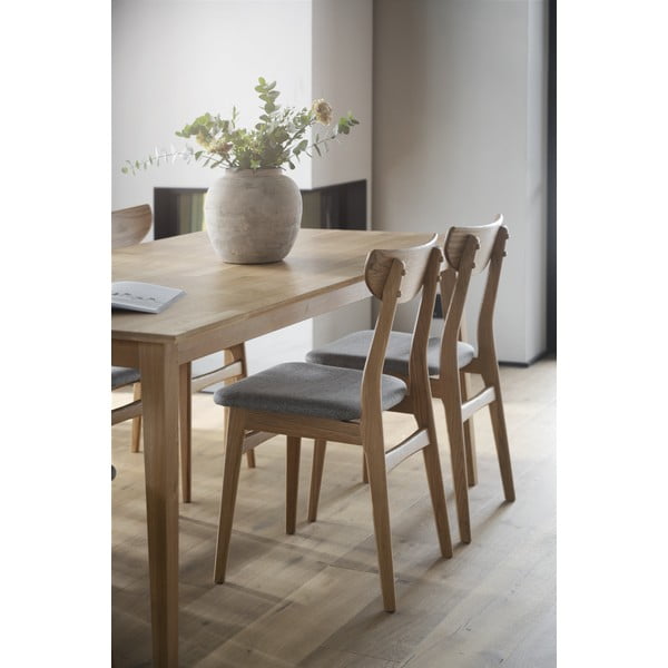 Natúr színű étkezőszék szett 2 db-os Rodham - Rowico-image-4