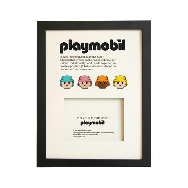 Fekete fali képkeret 30x40 cm – Playmobil