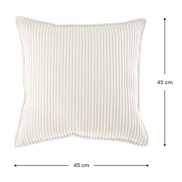 Krémszínű kordbársony párna gyerek kanapéhoz Block – Wigiwama-image-3