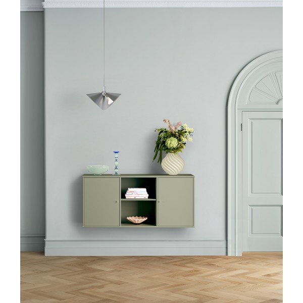 Khaki függő komód 133x61x42 cm Mistral – Hammel Furniture-image-4