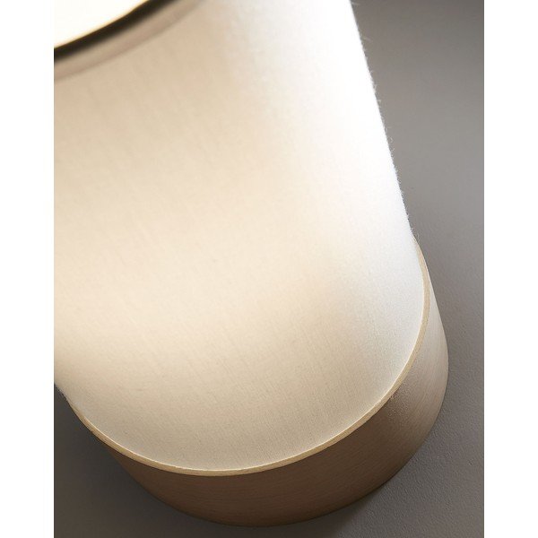 Fehér-natúr színű bükkfa asztali lámpa textil búrával (magasság 26 cm) Slat – Kave Home-image-2