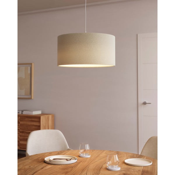 Krémszínű lámpabúra ø 50 cm Nazli – Kave Home-image-1