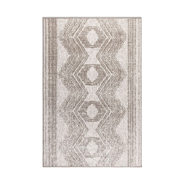 Barna-krémszínű kültéri szőnyeg 80x150 cm Gemini – Elle Decoration