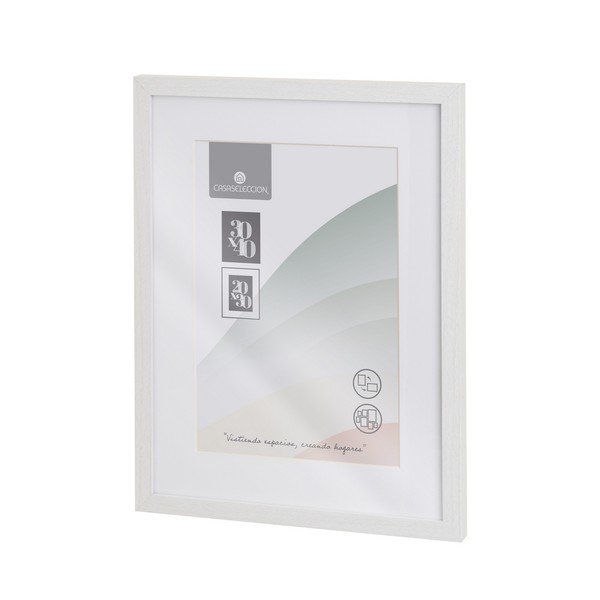 Fehér fali képkeret 32x42 cm Sencillo – Casa Selección