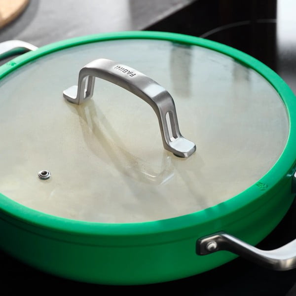 Serpenyő fedővel-kerámia felülettel ø 28 cm tegame Meda 3.0 – FABINI-image-2