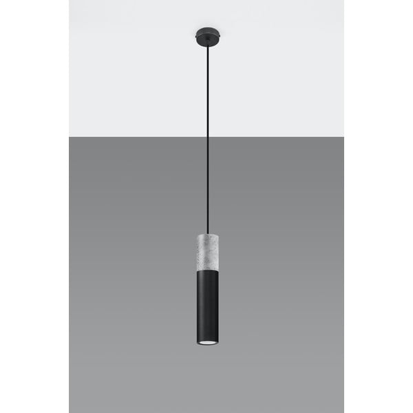 Edo fekete-szürke függőlámpa - Sollux-image-3