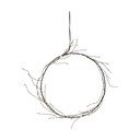 Fekete fénydekoráció karácsonyi mintával ø 24 cm Nike – Star Trading