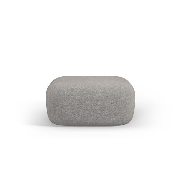 Világosszürke buklé puff Jenny – Micadoni -image-1
