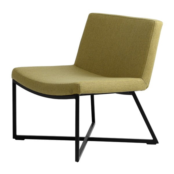Zero zöld fotel fekete lábakkal - Custom Form