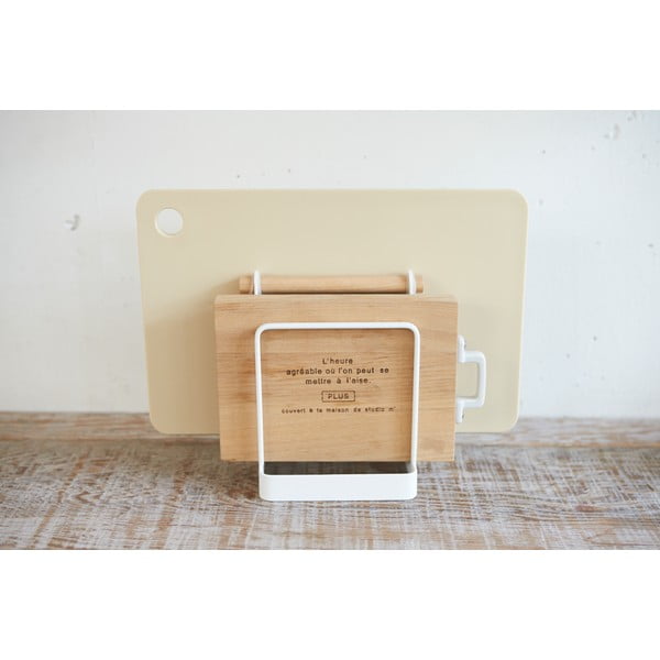 Tosca fehér vágódeszkatartó állvány - YAMAZAKI-image-2